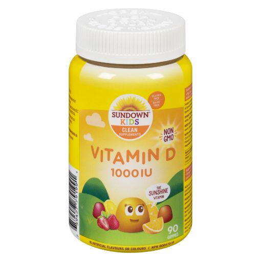 Picture of SUNDOWN NATURALS VITAMIN D KIDS 1000IU GUMMY 90S                           