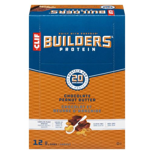 Picture of CLIF BUILDERS PROTEIN BARS - CHOCOLATE PEANUT BUTTER 12X60S