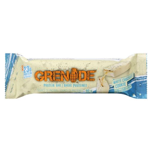 Picture of GRENADE PROTEIN BAR - WHITE CHOCOLATE COOKIE 60GR