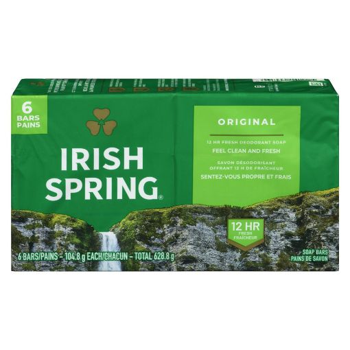 Picture of IRISH SPRING ORIGINAL BAR 6X104.8GR