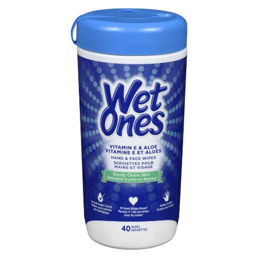 Picture of WET ONES WIPES - VIT E and ALOE 40S