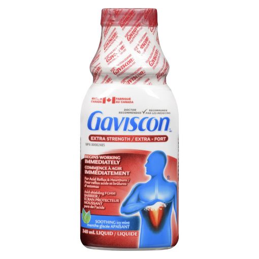 Picture of GAVISCON EXTRA STRENGTH - ICY MINT 340ML                                   