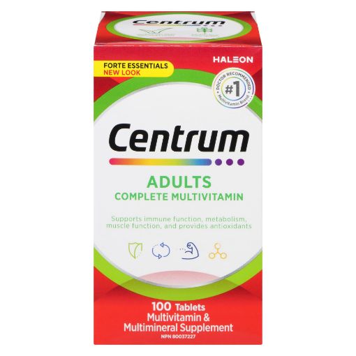 Picture of CENTRUM FORTE ESSENTIALS 100S                                              
