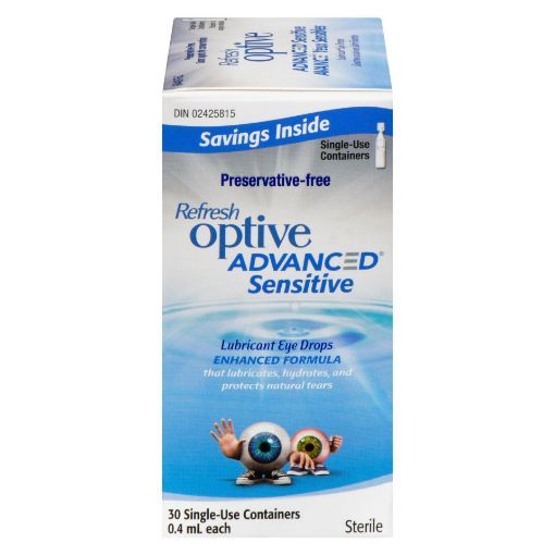 Picture of REFRESH OPTIVE ADVANCED - SENSITIVE 30X0.4ML                               