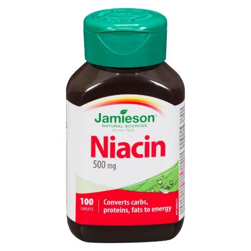Picture of JAMIESON NIACIN CAPLET 500MG 100S