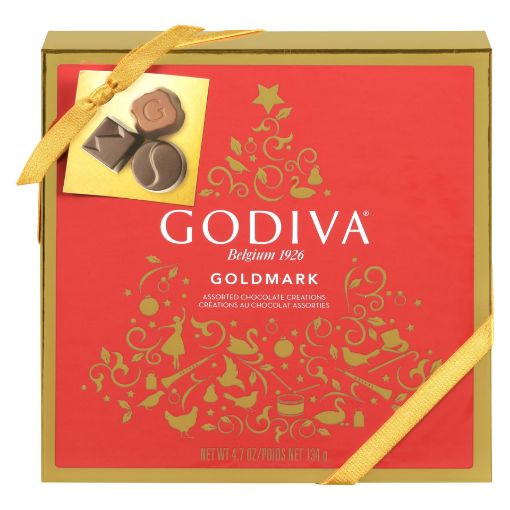 Picture of GODIVA GOLDMARK HOLIDAY 11PC GIFT BOX 134GR