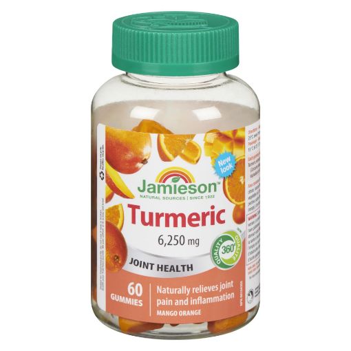 Picture of JAMIESON TURMERIC GUMMIES 250MG 60S                                        