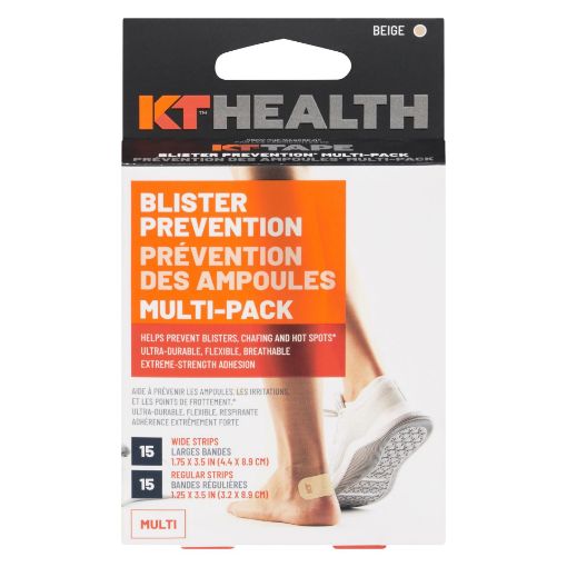 Picture of KT TAPE BLISTER PREVENTION STRIP MULTI-PACK - BEIGE 30S