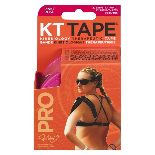 Picture of KT TAPE PRO - HERO PINK 20 STRIPS