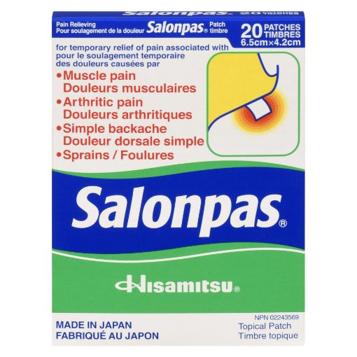 Picture of SALONPAS PAIN RELIEVING PATCH 20S