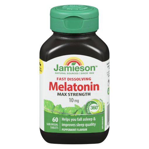 Picture of JAMIESON MELATONIN SUBLINGUAL 10MG - FAST DISSOLVING 60S                   
