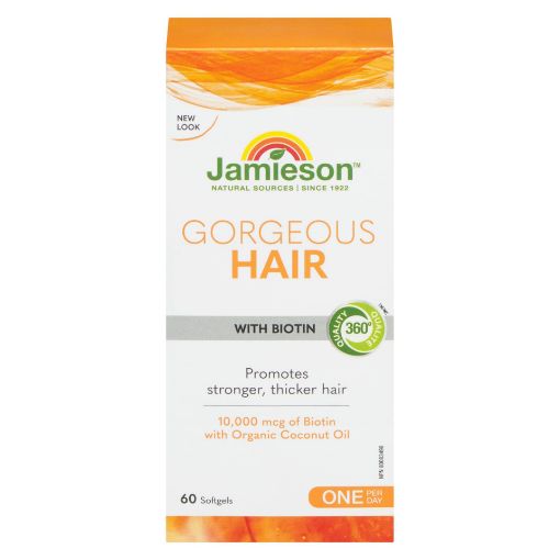 Picture of JAMIESON GORGEOUS HAIR GELCAPS 60S                                         