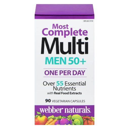 Picture of WEBBER NATURALS MENS 50+ MOST COMPLETE MULTI 90S
