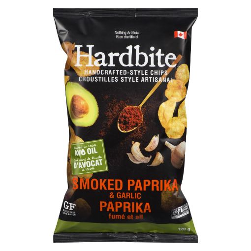 Picture of HARDBITE CHIPS - SMOKED PAPRIKA and GARLIC 128GR
