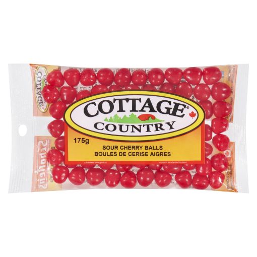 Picture of COTTAGE COUNTRY SOUR CHERRY BALLS 150GR