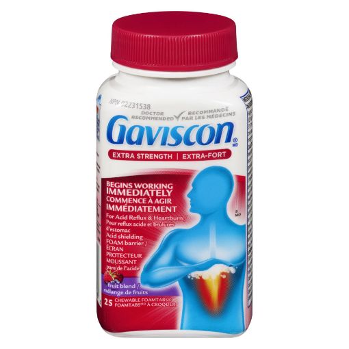Picture of GAVISCON EXTRA STRENGTH - FRUIT 25S