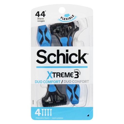 Picture of SCHICK XTREME3 RAZOR - DUOCOMFORT 4S                                       