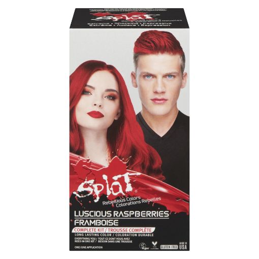 Picture of SPLAT COLOUR and BLEACH KIT - LUSCIOUS RASPBERRIES