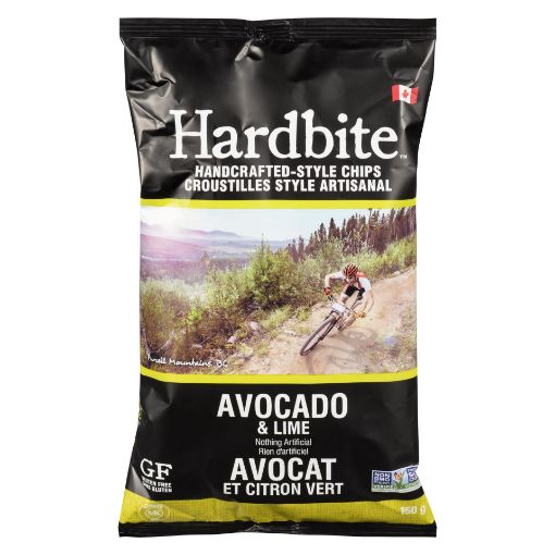 Picture of HARDBITE CHIPS - AVOCADO and LIME 150GR