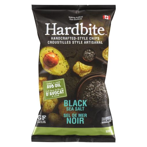 Picture of HARDBITE CHIPS - BLACK SEA SALT 128GR