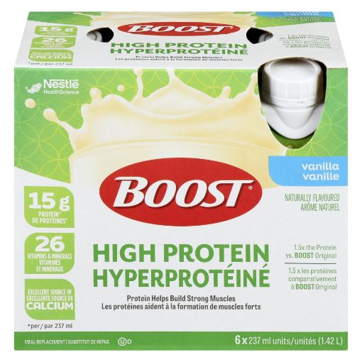 Picture of BOOST HI PROTEIN - VANILLA4 6X237ML                                        