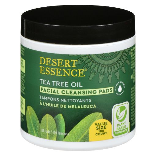 Picture of DESERT ESSENCE FACIAL CLEANSING PADS - TEA TREE OIL 100S
