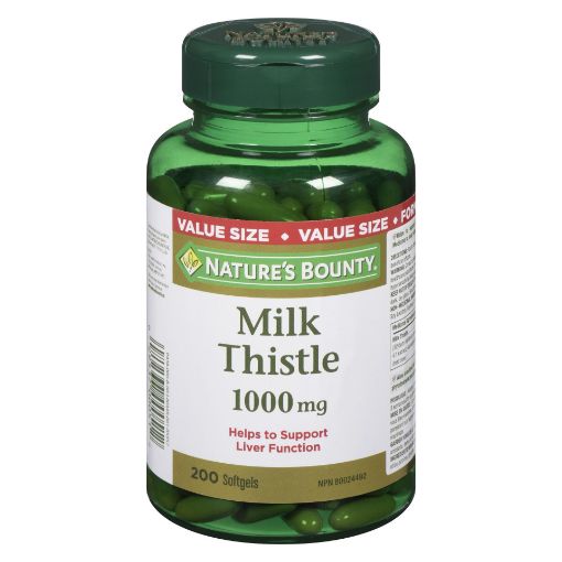 Picture of NATURES BOUNTY MILK THISTLE CAPLETS 200S