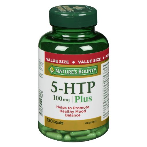 Picture of NATURES BOUNTY 5-HTP 100MG CAPLET 120S                                     