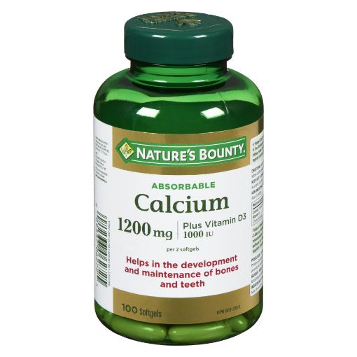 Picture of NATURES BOUNTY CALCIUM - ABSORB - SOFTGEL CAPSULE 100S                     