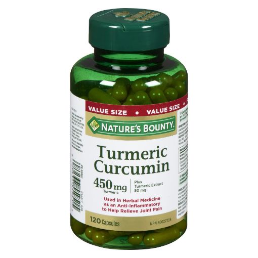 Picture of NATURES BOUNTY TURMERIC CURCUMIN VALUE SIZE 120S                           