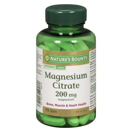 Picture of NATURES BOUNTY MAGNESIUM CITRTE 210MG 75S