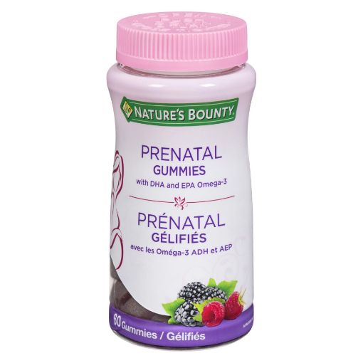 Picture of NATURES BOUNTY PRENATAL MULTI W/DHAandEPA OMG3 GUMMIES 60S
