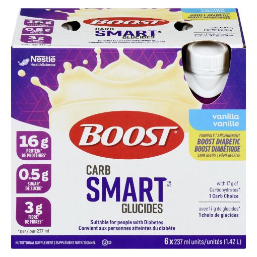 Picture of BOOST DIABETIC - CARB SMART VANILLA 6X237ML