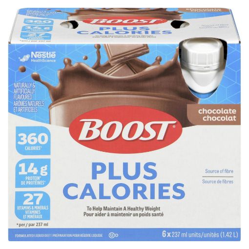 Picture of BOOST PLUS CALORIES - CHOCOLATE 6X237ML                                    