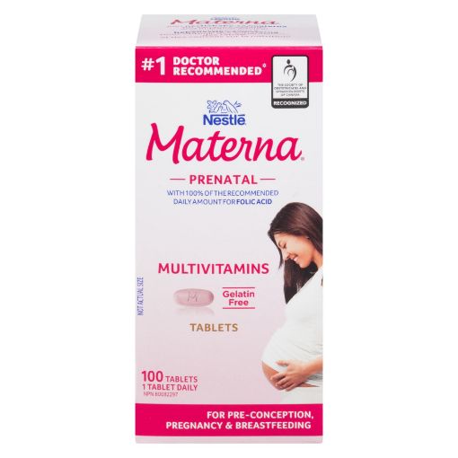 Picture of NESTLE MATERNA PRENATAL VITAMIN TABLET 100S
