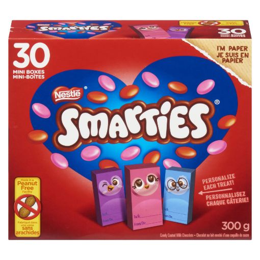 Picture of NESTLE SMARTIES VALENTINES JUNIORS 30S 300GR                               