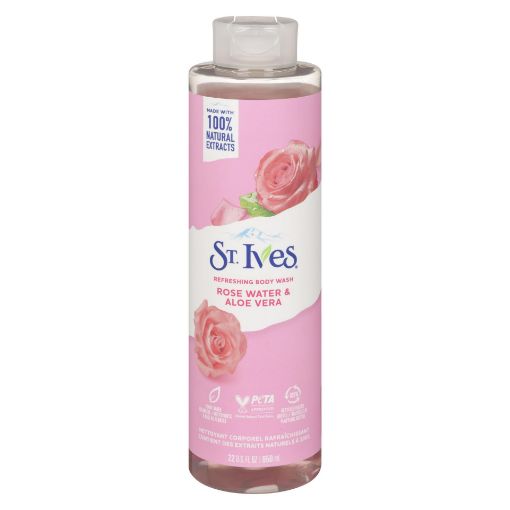 Picture of ST. IVES BODY WASH ROSE AND ALOE 650ML                                     