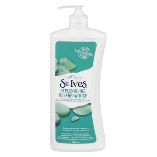 Picture of ST. IVES BODY LOTION - REPLENISHING - ALPINE MINERALS 600ML