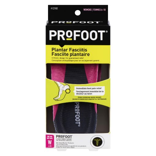 Picture of PROFOOT PLANTAR FASCIITIS ORTHOTIC SUPPORT - WOMEN 1PR                     