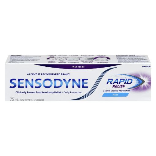 Picture of SENSODYNE RAPID RELIEF TOOTHPASTE - MINT 75ML