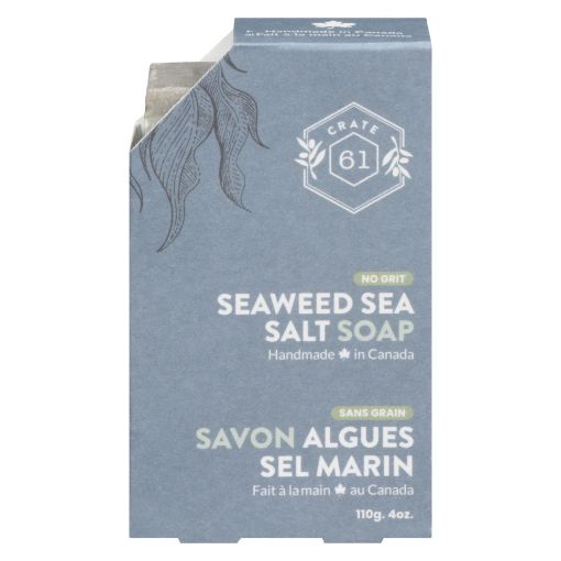 Picture of CRATE 61 SEAWEED AND SEA SALT SOAP - ALL NATURAL 110GR             