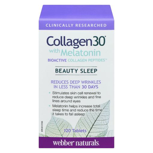 Picture of WEBBER NATURALS COLLAGEN 30 SLEEP TABLETS 120S