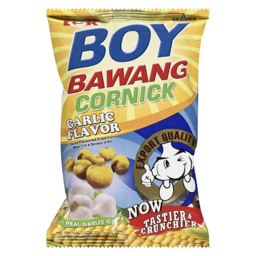 Picture of BOY BAWANG CORNICK FRIED CORN - GARLIC 100GR