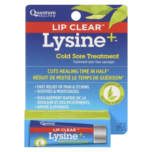 Picture of QUANTUM LIP CLEAR LYSINE+ COLD SORE OINTMENT 7GR