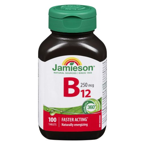 Picture of JAMIESON VITAMIN B12 250MCG TABLET 100S