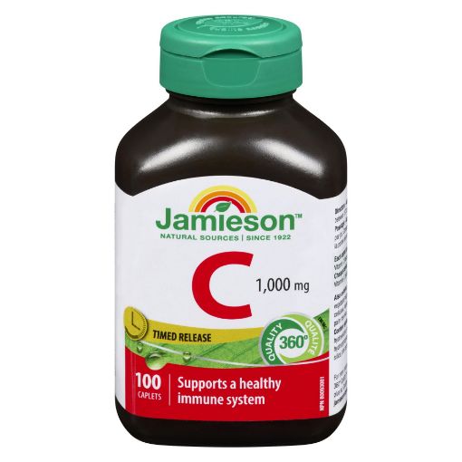 Picture of JAMIESON VITAMIN C 1000MG TIME RELEASE CAPLET 100S                         