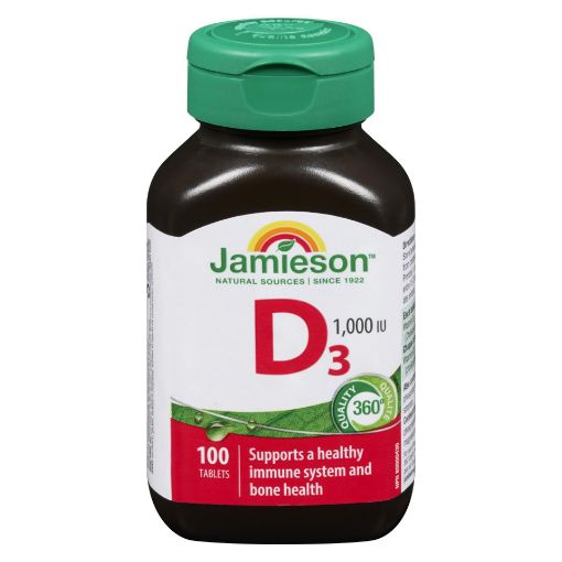 Picture of JAMIESON VITAMIN D 1000IU TABLET 100S                                      