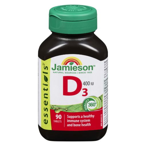 Picture of JAMIESON VITAMIN D 400IU TABLET 90S                                        