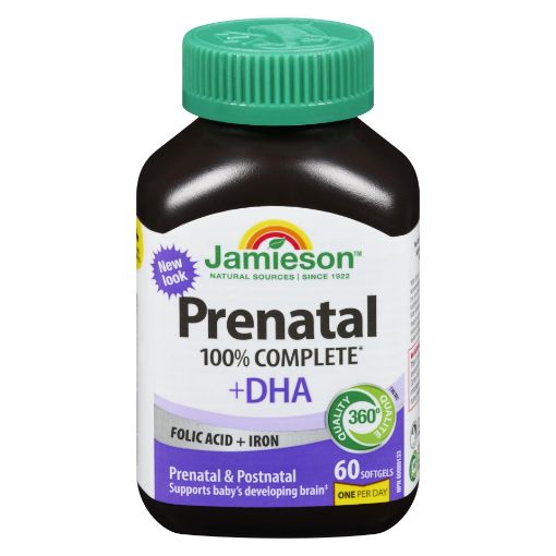Picture of JAMIESON PRENATAL W/DHA CAPLETS 60S