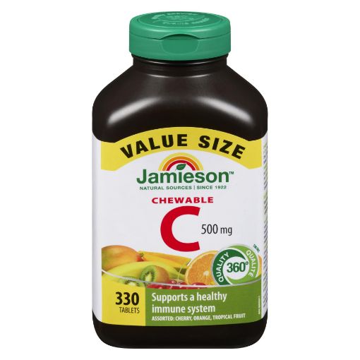 Picture of JAMIESON VITAMIN C MIXED 500MG VALUE SIZE TABLETS 330S